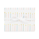 Birthday Candle Gift Wrap Sheets